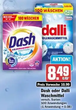 AEZ Dash oder Dalli Waschmittel Angebot