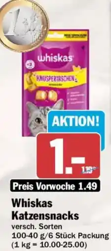 AEZ Whiskas Katzensnacks Angebot