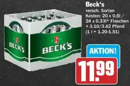 AEZ Beck's Angebot