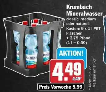 AEZ Krumbach Mineralwasser Angebot