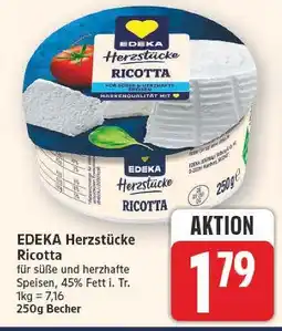 E-Center Edeka herzstücke ricotta Angebot