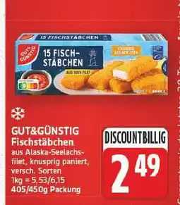 E-Center Gut & günstig fischstäbchen Angebot