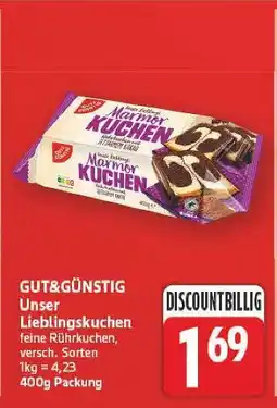 E-Center Gut&günstig unser lieblingskuchen Angebot