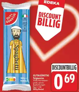 E-Center Gut&günstig teigwaren Angebot