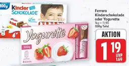 E-Center Ferrero kinderschokolade Angebot