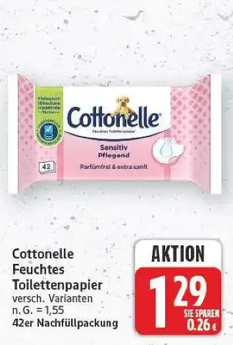 E-Center Cottonelle feuchtes toilettenpapier Angebot
