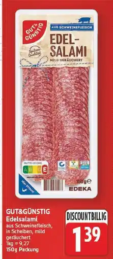 E-Center Gut&günstig edelsalami Angebot