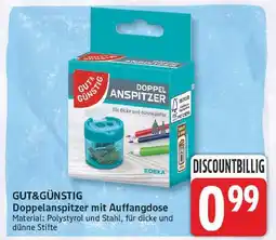 E-Center Gut&günstig doppelanspitzer mit auffangdose Angebot