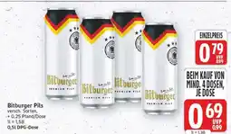 E-Center Bitburger pils (einzelflasche) Angebot