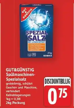 E-Center Gut&günstig spülmaschinen-spezialsalz Angebot