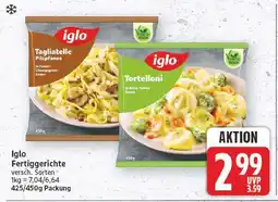 E-Center Iglo fertiggerichte Angebot