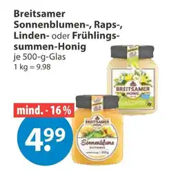 V Markt Breitsamer sonnenblumen-honig Angebot