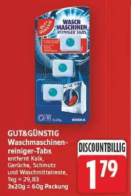 E-Center Gut&günstig waschmaschinenreiniger-tabs Angebot