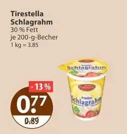 V Markt Tirestella schlagrahm Angebot