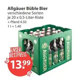 V Markt Allgäuer büble bier Angebot