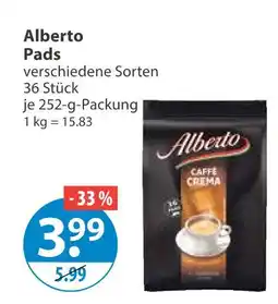 V Markt Alberto pads Angebot