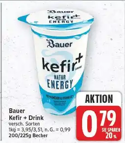 E-Center Bauer kefir + drink Angebot