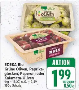 E-Center Edeka bio grüne oliven Angebot