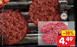 Netto Marken-Discount Rinder-hamburger Angebot