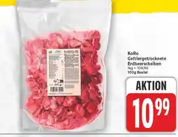 E-Center Koro gefriergetrocknete erdbeerscheiben Angebot