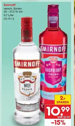 Netto Marken-Discount Smirnoff vodka Angebot