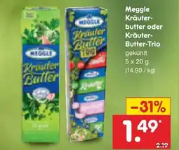 Netto Marken-Discount Meggle kräuterbutter oder kräuter-butter-trio Angebot