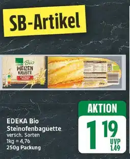 E-Center Edeka bio steinofenbaguette Angebot
