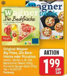 E-Center Original wagner big pizza Angebot