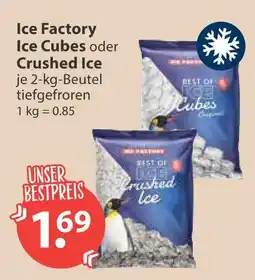 V Markt Ice factory ice cubes Angebot