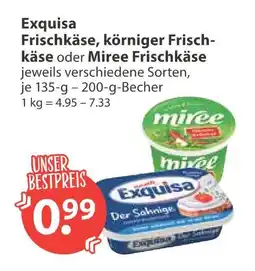 V Markt Exquisa frischkäse Angebot