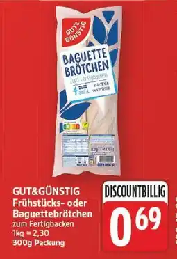 E-Center Gut&günstig frühstücksbrötchen Angebot