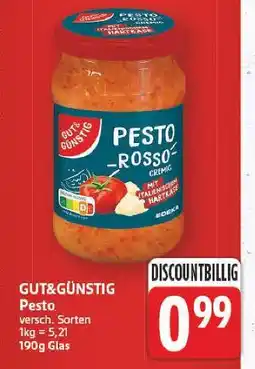 E-Center Gut&günstig pesto Angebot