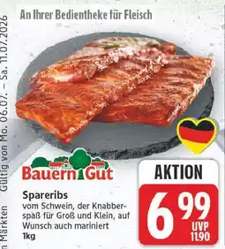 E-Center Bauern gut spareribs Angebot