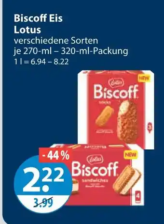 V Markt Lotus biscoff eis Angebot