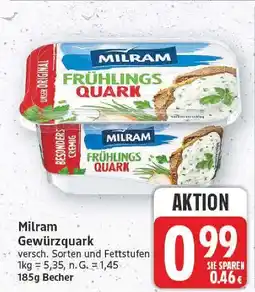 E-Center Milram gewürzquark Angebot