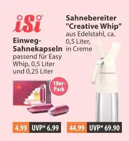 V Markt Isi einweg-sahnekapseln Angebot