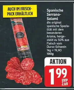 E-Center Spanische serrano-salami Angebot
