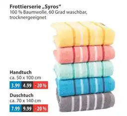 V Markt Handtuch Angebot