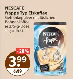 V Markt Nescafé frappé typ eiskaffee Angebot