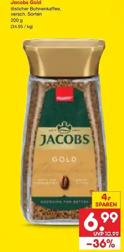 Netto Marken-Discount Jacobs gold löslicher bohnenkaffee Angebot