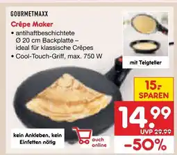 Netto Marken-Discount Gourmetmaxx crêpe maker Angebot