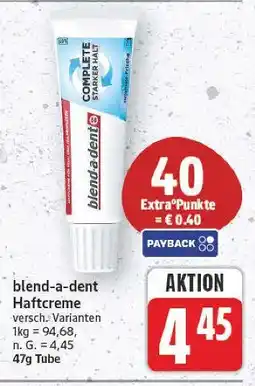 E-Center Blend-a-dent haftcreme Angebot
