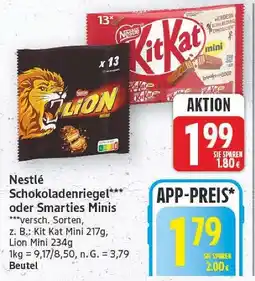 E-Center Nestlé kit kat mini Angebot