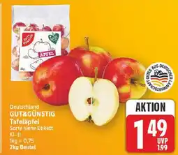 E-Center Gut&günstig tafeläpfel Angebot