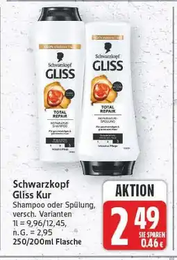 E-Center Schwarzkopf gliss kur Angebot
