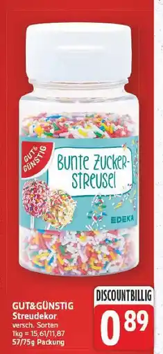 E-Center Gut&günstig streudekor Angebot