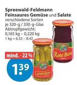 V Markt Spreewald-feldmann feinsaures gemüse Angebot