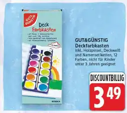 E-Center Gut&günstig deckfarbkasten Angebot