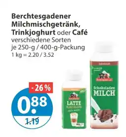 V Markt Berchtesgadener milchmischgetränk Angebot