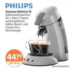 V Markt Philips senseo hd6553/70 Angebot